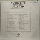 Mohammed Rafi  - Sings For Naushad (Vinyl)